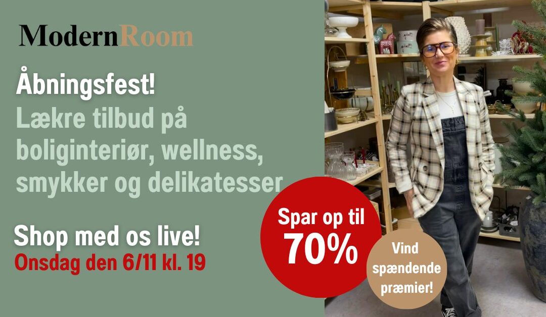 Liveshopping hos ModernRoom